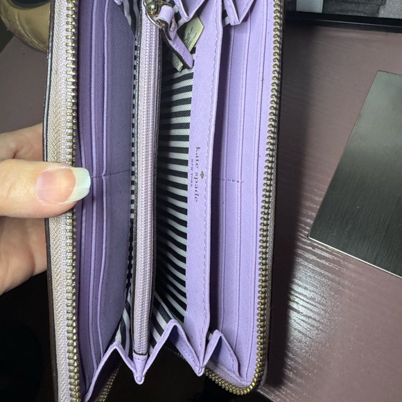 Kate Spade Lavender Wallet - Picture 3 of 5